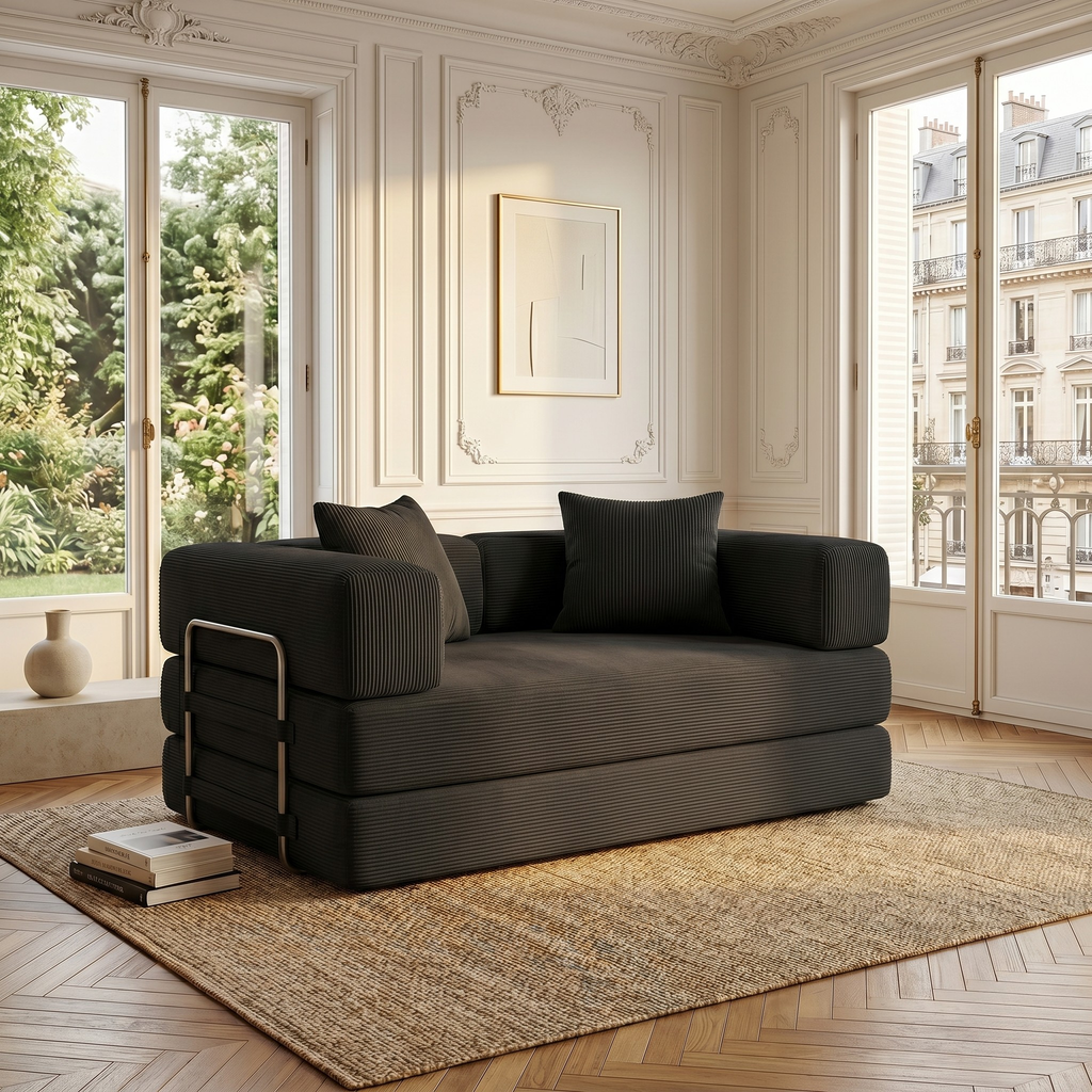 Le Compressé 2 places Noir